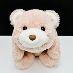 Gund Snuffles Pink Rose Soft Fuzzy Bear Plush Stuffed Animal 12”